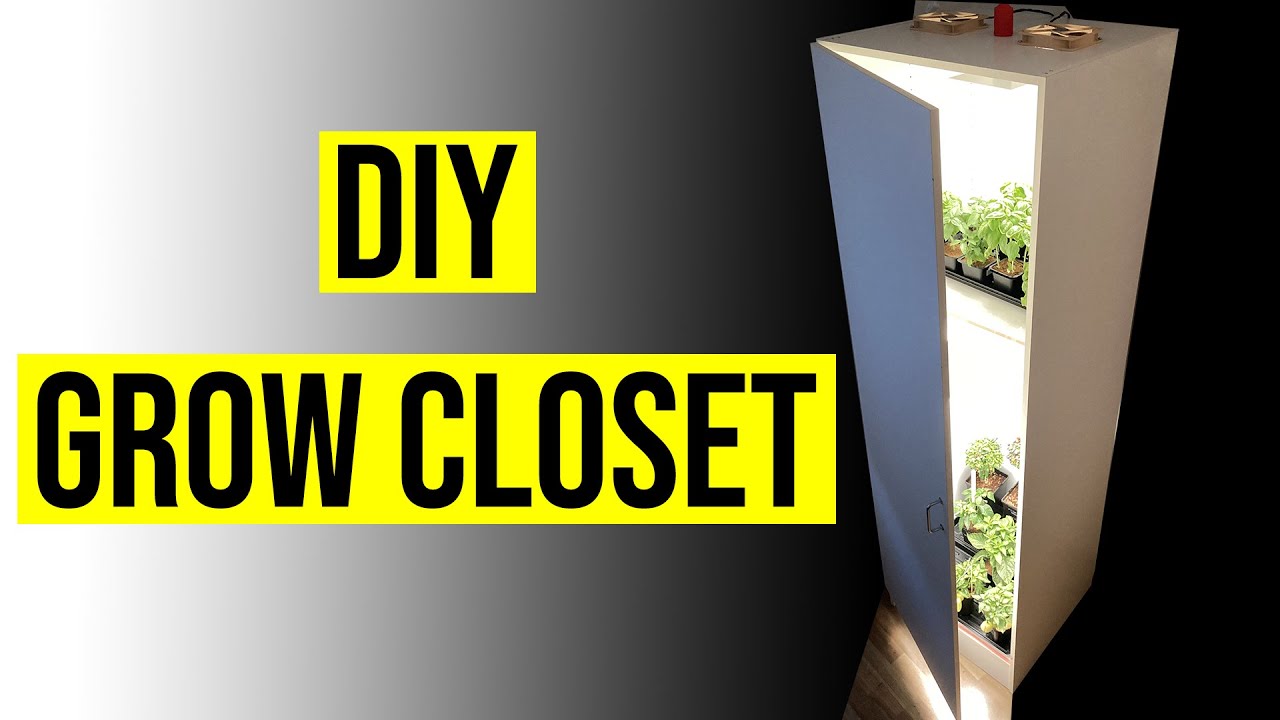 DIY Grow Room Closet (Wardrobe) Build & Setup - Grow Tent vs Closet