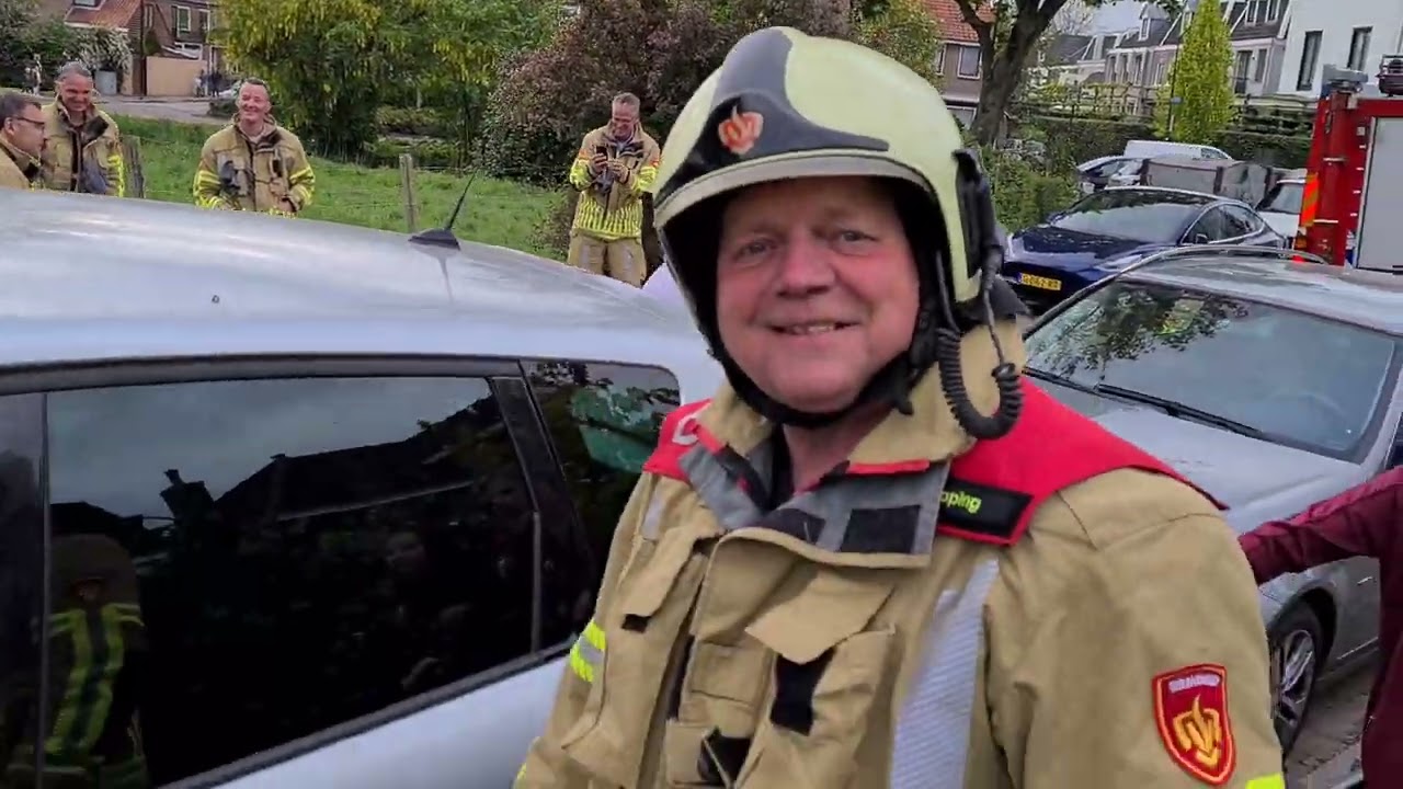 Ben Wassink neemt na 37 jaar en 3 maanden en 3 dagen afscheid van Brandweer Abcoude.