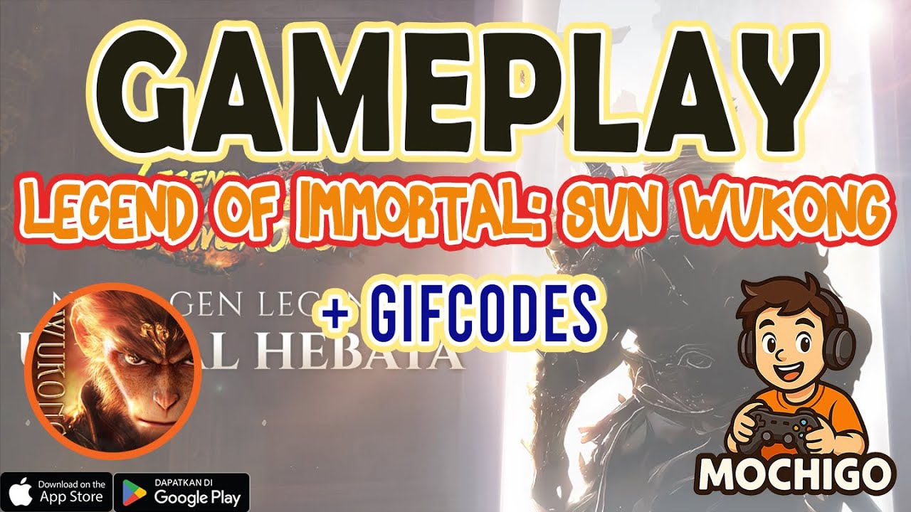 Legend of Immortal: Sun Wukong Gameplay | 🎁8 Giftcodes & How to Redeem Codes - Android / IOS
