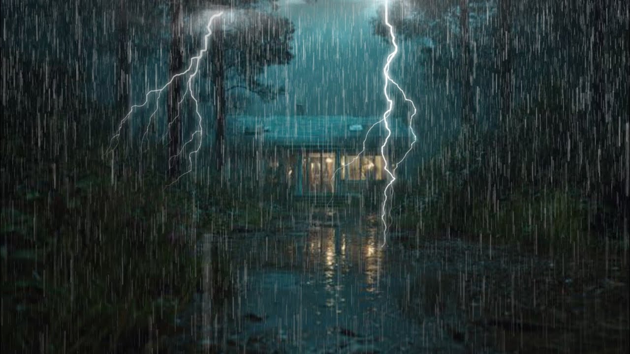 Natural Heavy Rain Sounds – Deep Sleep & Stress Relief