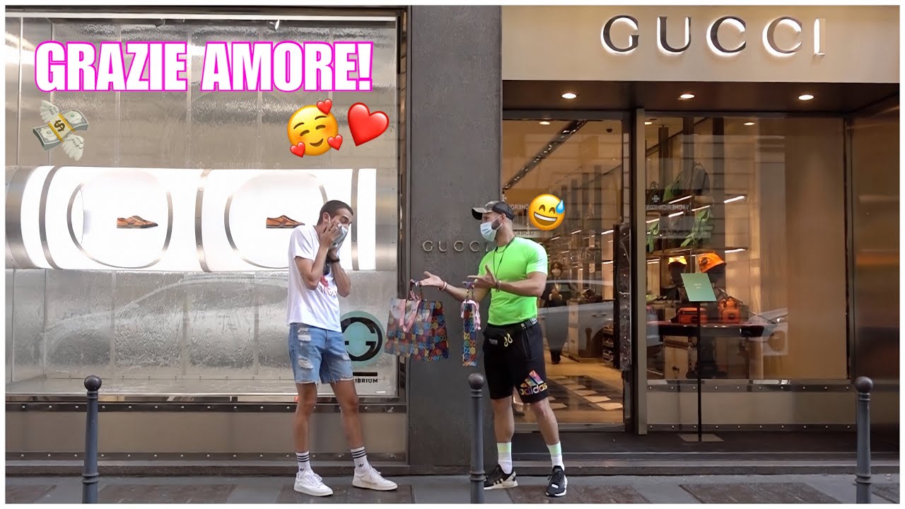 OBBLIGO DIEGO A PAGARE IL MIO SHOPPING DA GUCCI!!