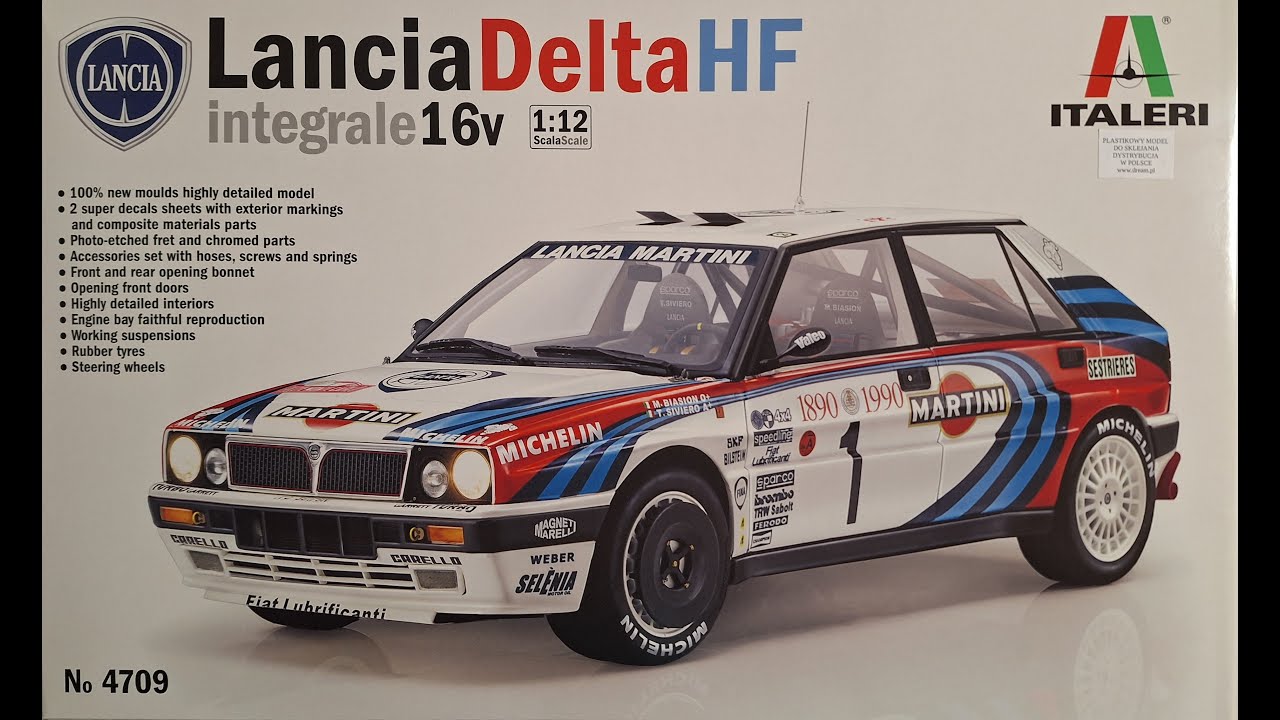 Lancia Delta HF Integrale 1/12 Italeri Part-1