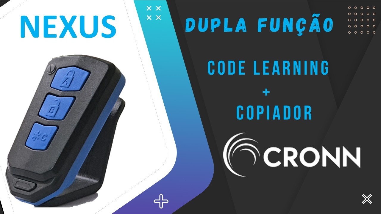 Como é o Controle 433 NEXUS da CRONN