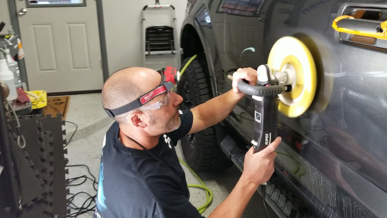 INSTRUCTIONAL VIDEO - How to polish a truck using a Rupes Rotary and Random Orbital! #Rupes #Rotary