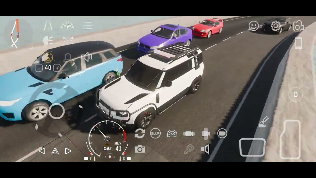 Driving defender in cpm2 @Cardrivingwala please subscribe 🙏 👍 