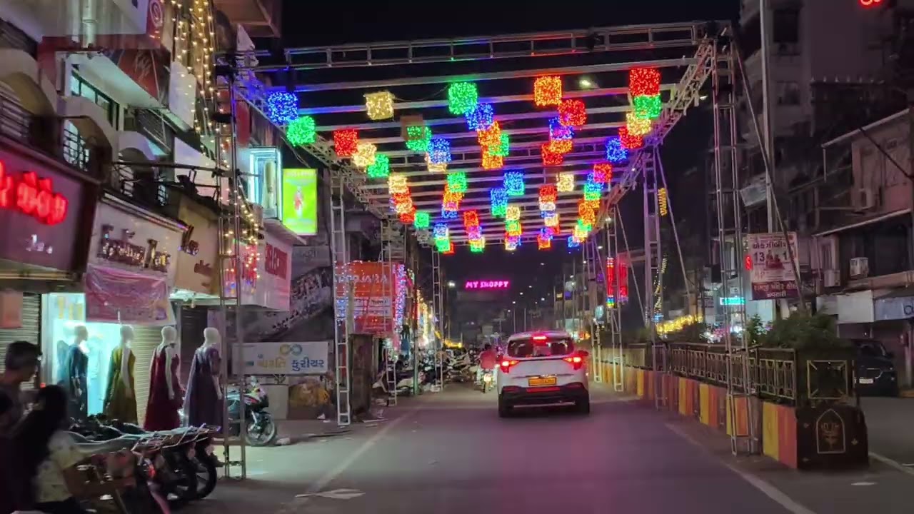 #2025# _Nigth View Of Navsari During Diwali#