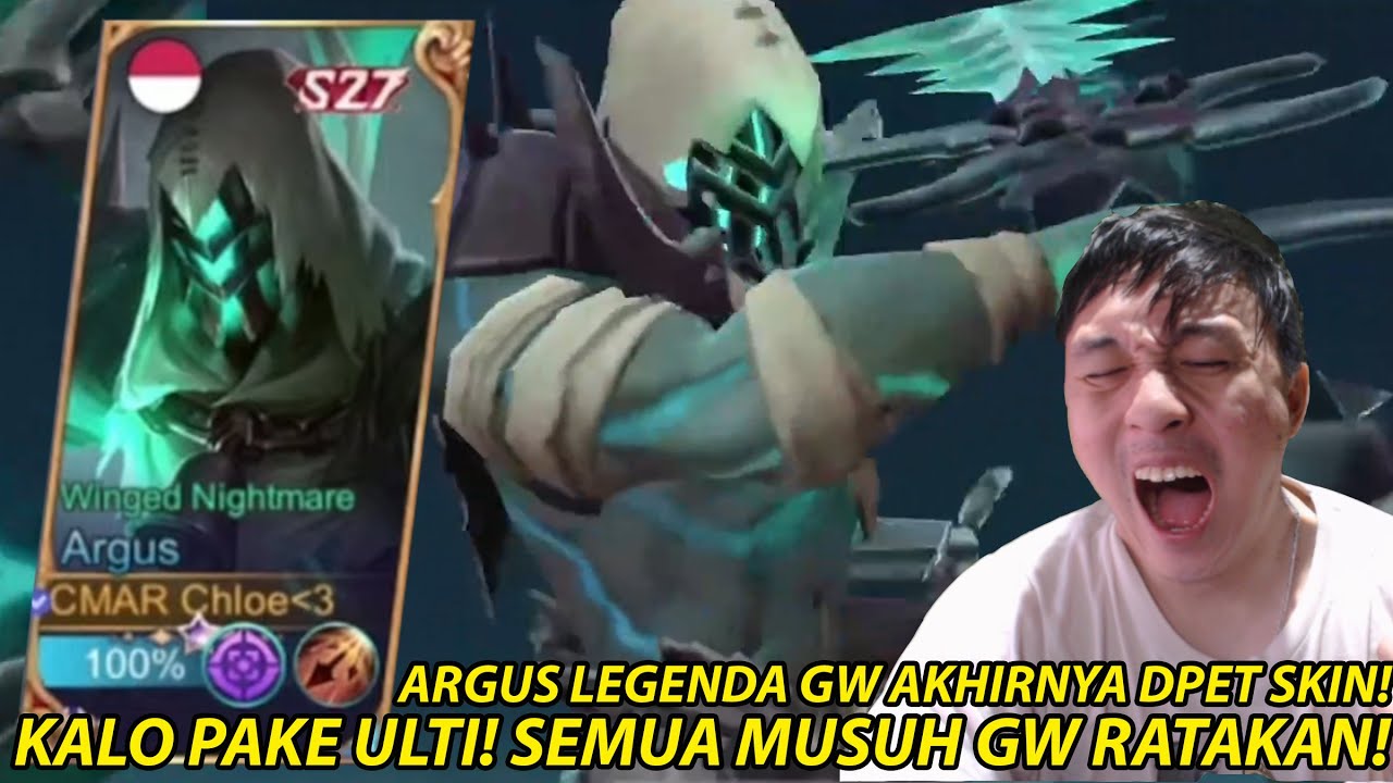 AKHIRNYA SKIN ARGUS DPET JUGA!! KALO PAKE ULTI MAH SEMUA MUSUH UDAH PSTI RATA! LEGENDA ARGUS IS BACK