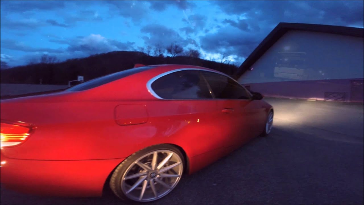 BMW 330D E92 330hp 656Nm Stage 2 Brutal acceleration test 0-100 0-200 km/h