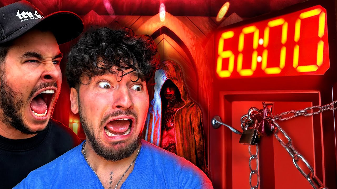 KNJ HAUNTED IRL ESCAPE ROOM W/ JC’S DAD & DAVID ALVAREEEZY