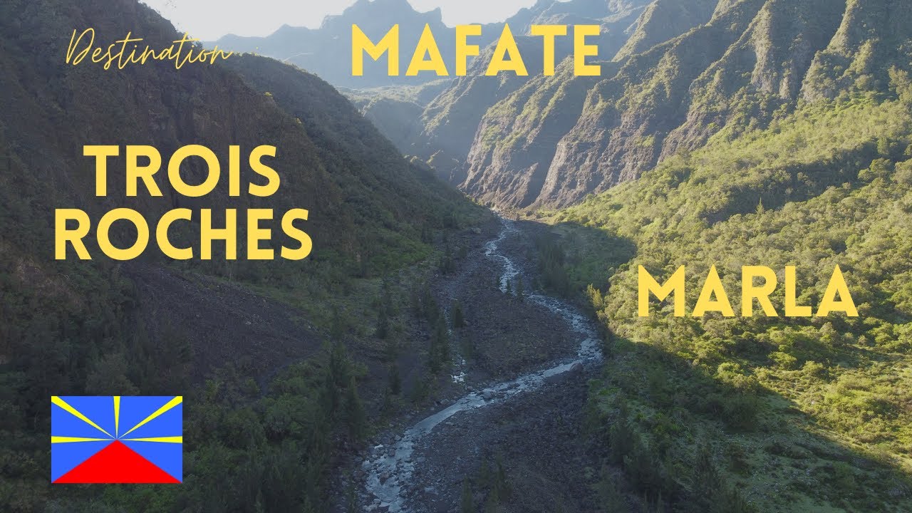 MARLA x LES TROIS ROCHES 🏞️ - MAFATE - Île de la Réunion 🇷🇪 EN DRONE