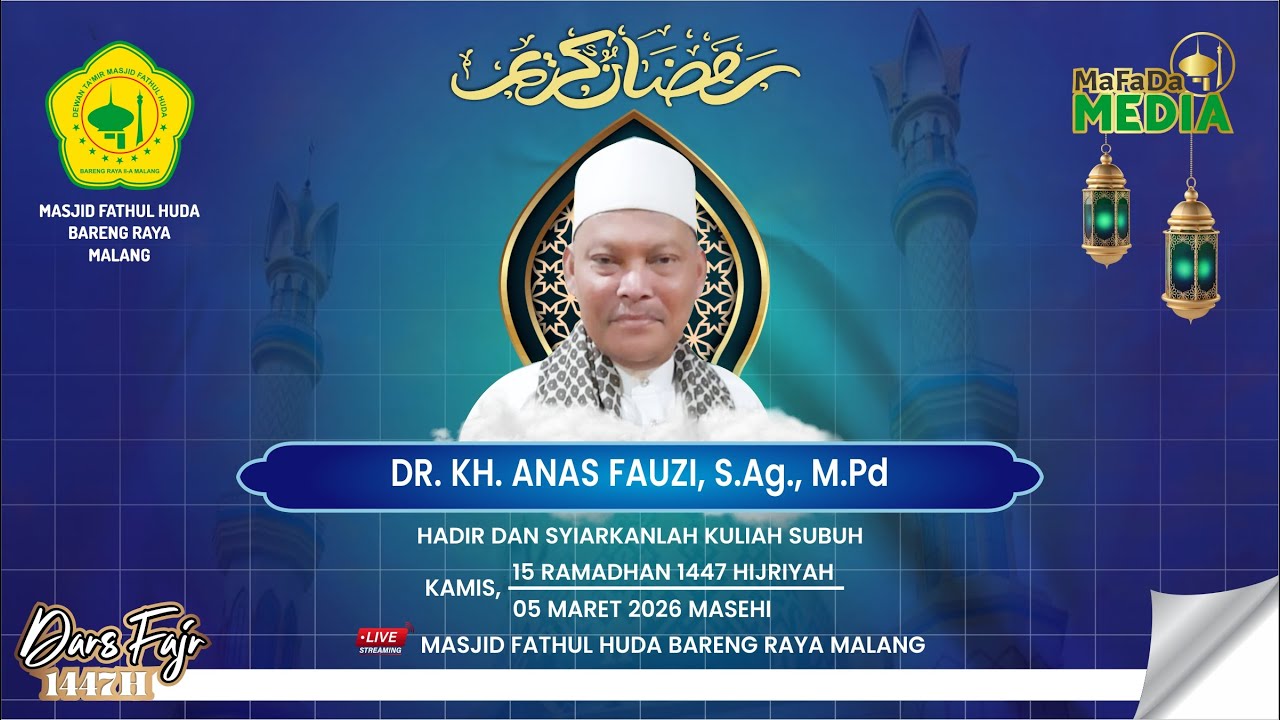🔴LIVE | KULIAH SUBUH MASJID FATHUL HUDA BARENG RAYA MALANG
