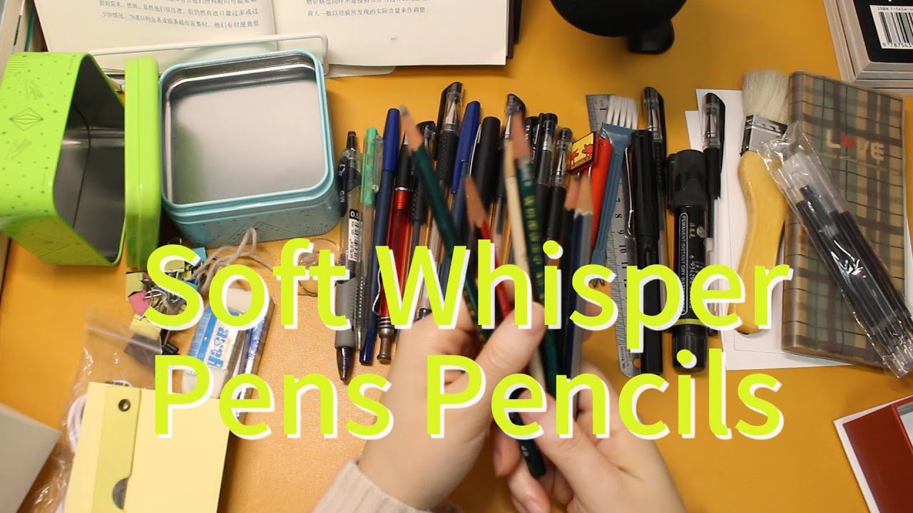 Soft Whisper ASMR — Organizing My Stationery#asmr #whispering #sleepasmr #softspoken