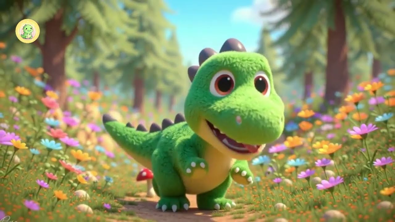 Dino & Tina’s Forest Adventure 🌳🦕🐢 | Funny & Magical Kids Story | 75 Sec Cartoon Tale