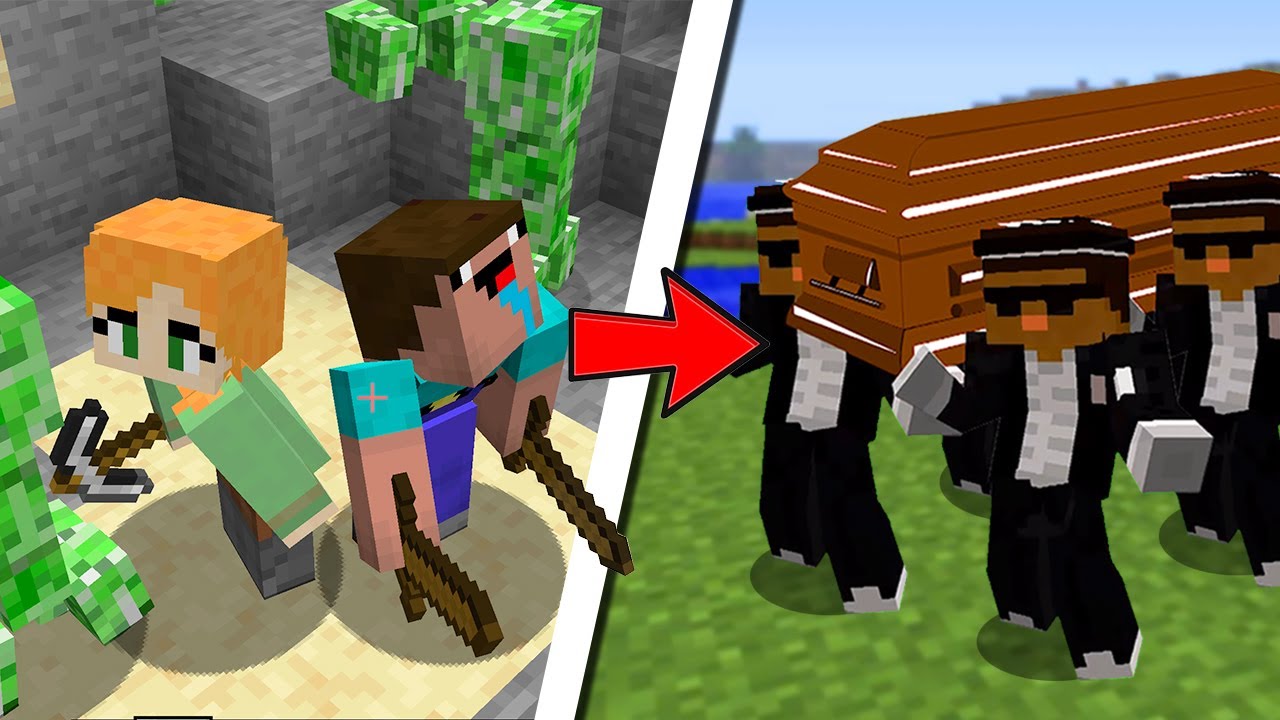COFFIN MEME IN MINECRAFT ASTRONOMIA (part 7 noob & Alex) BY SCOOBY CRAFT