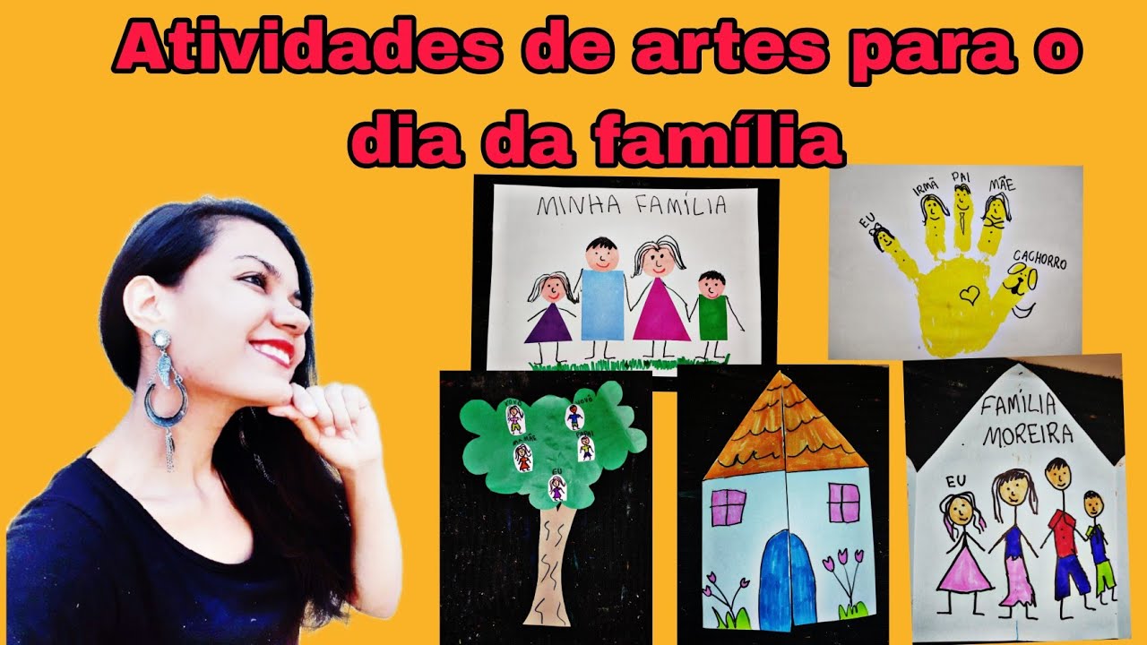 DIA DA FAMÍLIA: Atividades de artes para educação infantil e ensino fundamental