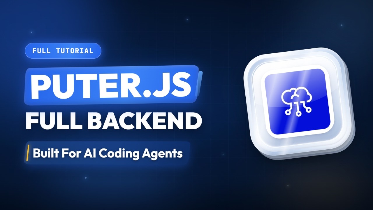 Puter.js: Pełny backend dla agent&oacute;w AI, autoryzacji, pamięci masowej, bazy danych i ponad 500 LLM