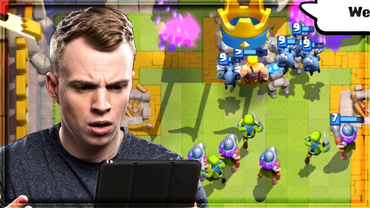 Clash Royale - GOLEM THREE MUSKETEERS! 5.0 Elixir Deck