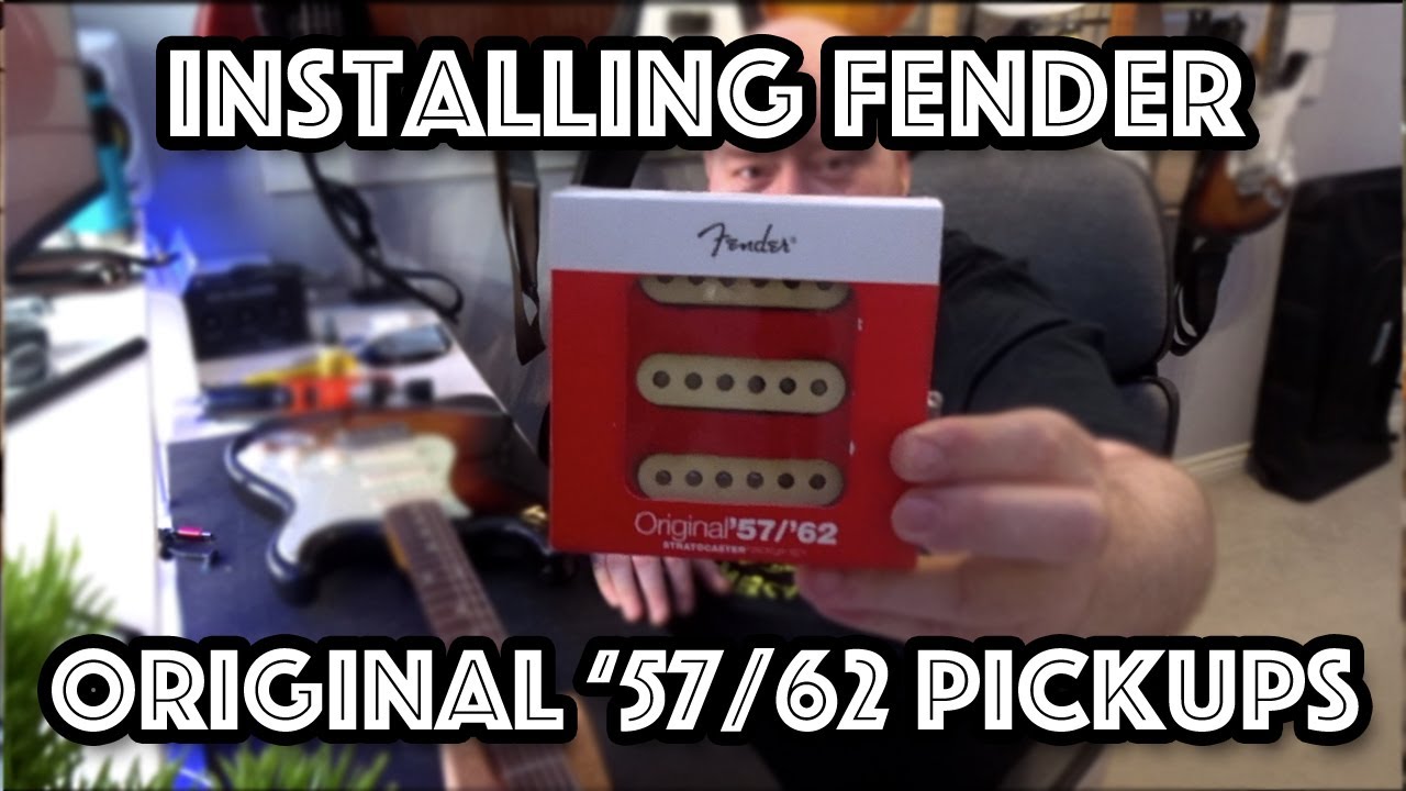 INSTALLING FENDER ORIGINAL '57/'62 PICKUPS INTO A FENDER STRATOCASTER JAPAN '62 REISSUE