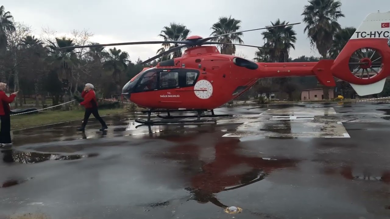 Sağlık Bakanlığı Helikopteri Görevini Tamamladı#kesfet#nostalji#uçak#sağlık#travel#gezilecekyerler#