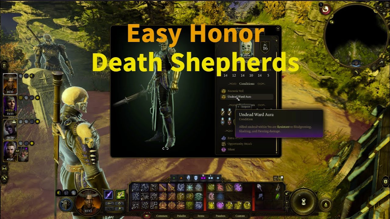 BG3 Easy Honor - Death Shepherd Fight