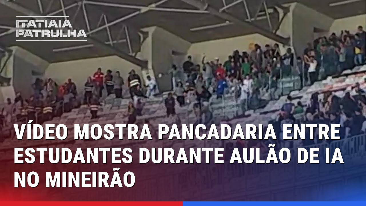 V&Iacute;DEO MOSTRA PANCADARIA ENTRE ESTUDANTES DURANTE AUL&Atilde;O DE IA NO MINEIR&Atilde;O