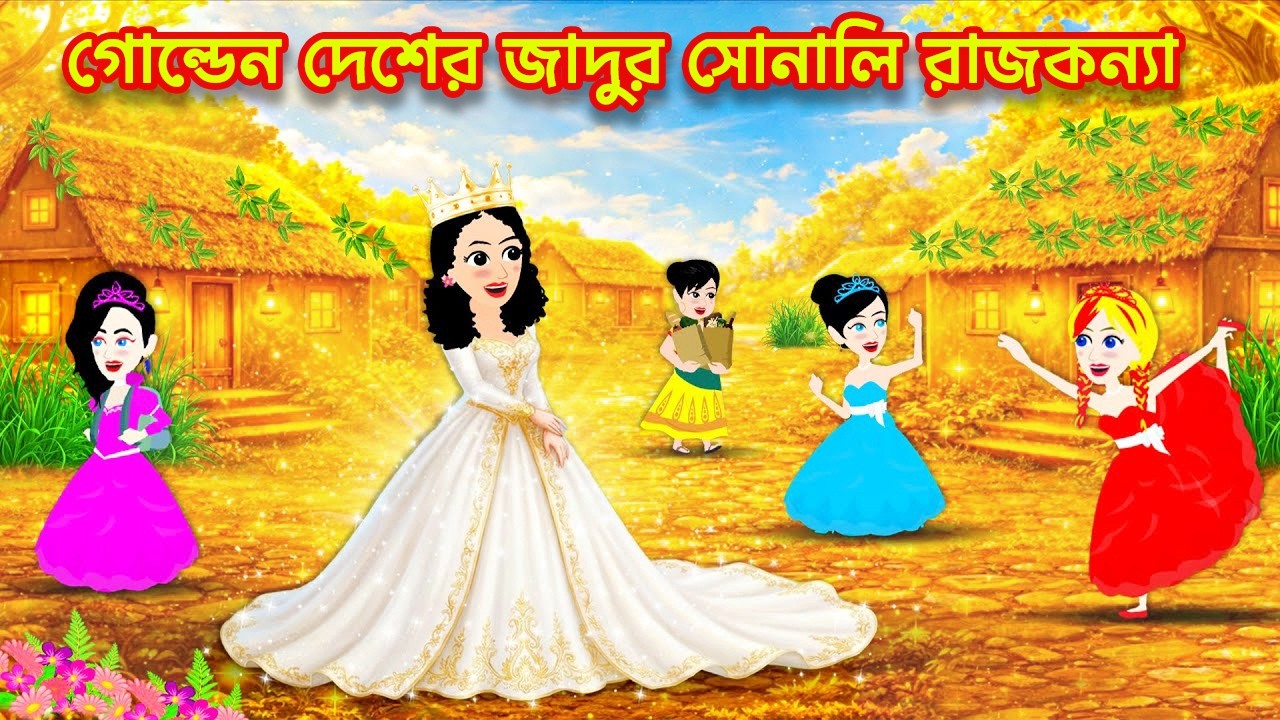 গোল্ডেন দেশের জাদুর সোনালি রাজকন্যা | Jadur Golpo | Thakurmar Jhuli | Rupkotha Golpo | Golpo Jhilik
