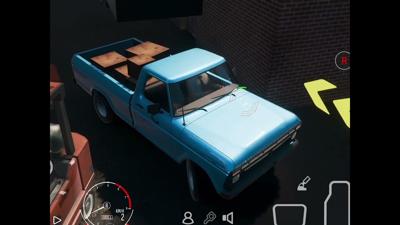Can I Reverse Park This Old 4x4 Pickup in the City? 🔵🚚 Tight Parking Challenge!