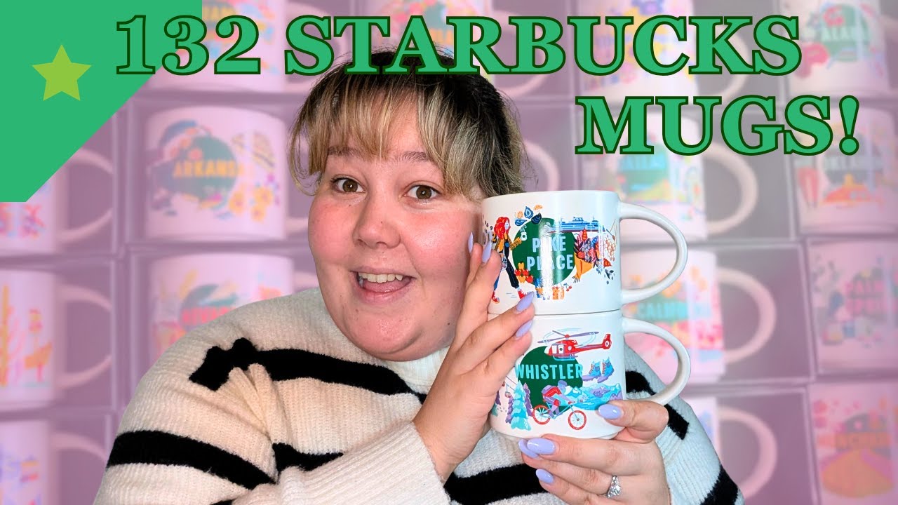 Моя коллекция из 132 кружек Starbucks 🌎 | Кружки Starbucks City со всего мира!