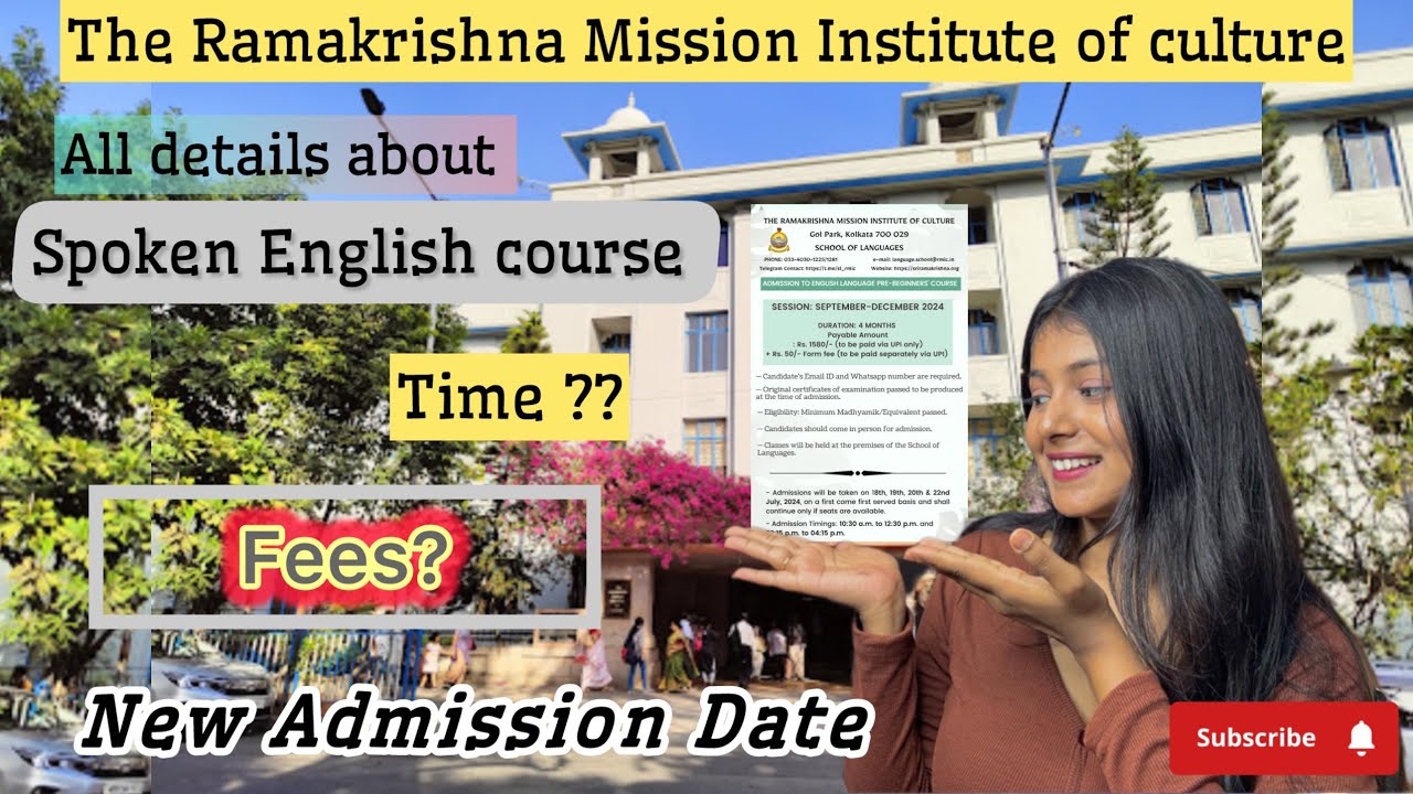 All Details about ￼￼-The Ramakrishna Mission😨spoken English course 😱@RMICGolpark
