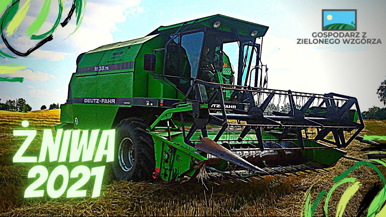 Żniwa 2021|Deutz Fahr M 35.75|Zbiór facelii|