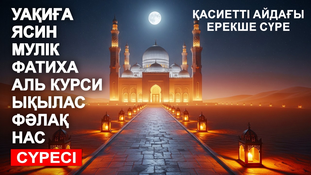 РАМАЗАН АЙЫНДАҒЫ МҰҒЖИЗА❤🤲УАҚИҒА, ЯСИН, МҮЛК, ФАТИХА, АЯТУЛЬ КУРСИ, ЫҚЫЛАС, ФӘЛАҚ, НАС 🤲 #құран