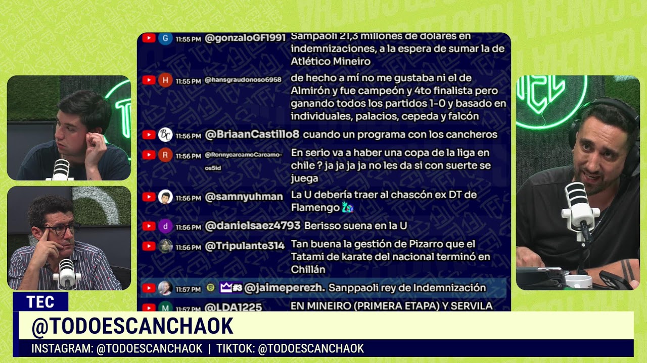 🔥 Meneghini deja la U. de Chile | React: Tolima - O’Higgins | Colo-Colo quiere mantener el liderato