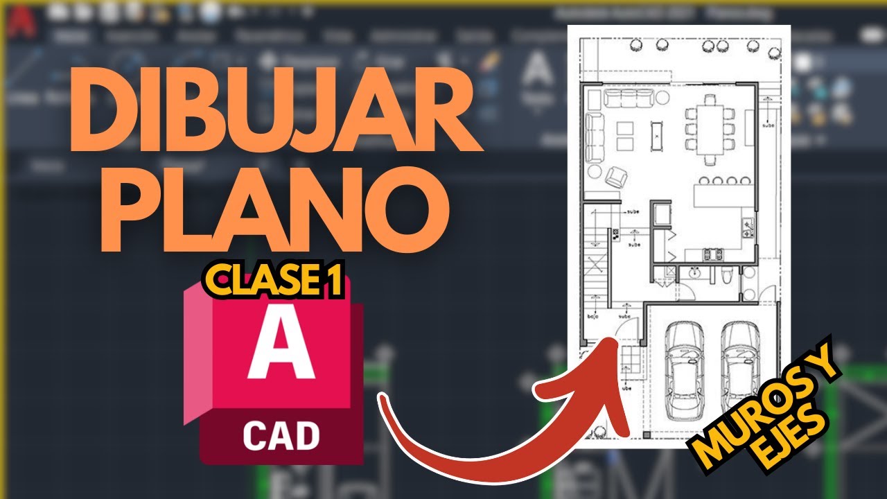Como dibujar un plano en AutoCAD | Paso a paso | Parte 1