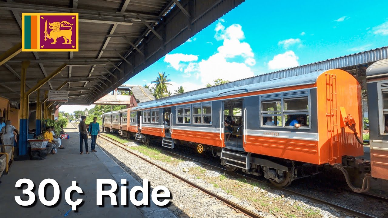 Riding a Local Train to Colombo | Sri Lanka 🇱🇰