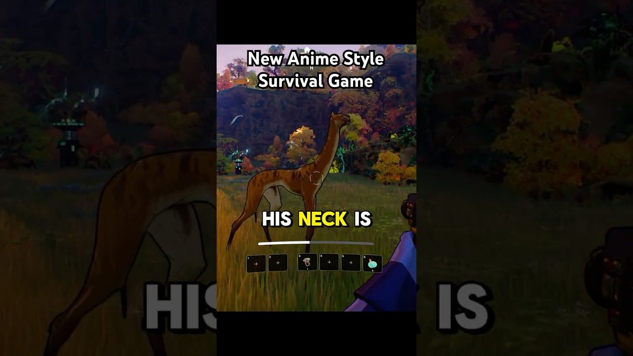 New Beautiful Survival Anime Style Indie Game #shorts #gaming