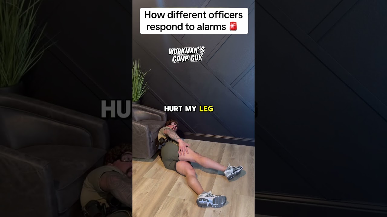How different officers respond to alarms 🚨 #corrections #funny #comedy
