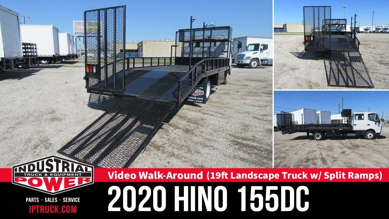 HINO Landscape Truck - 2020 HINO 155DC Open-Body Truck