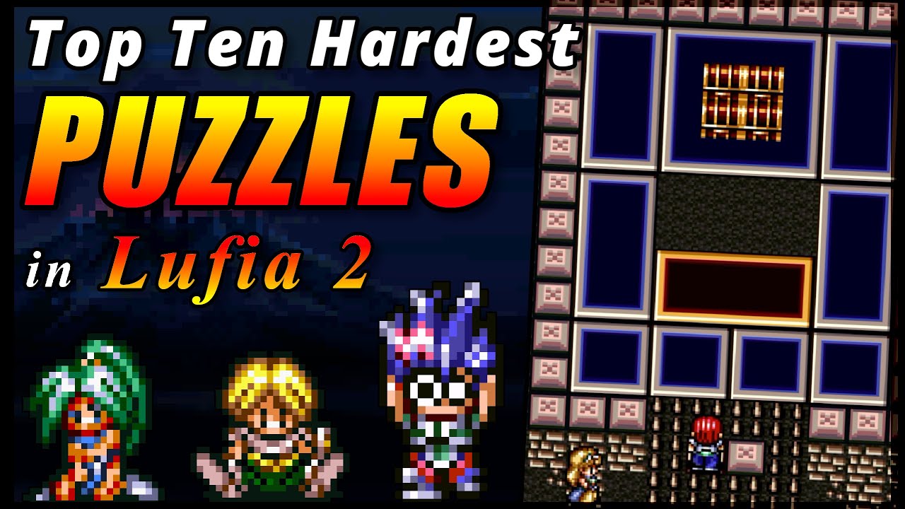 10 САМЫХ СЛОЖНЫХ ГОЛОВОЛОМОК в Lufia 2 (на их решение у меня ушло несколько часов!) - SNES