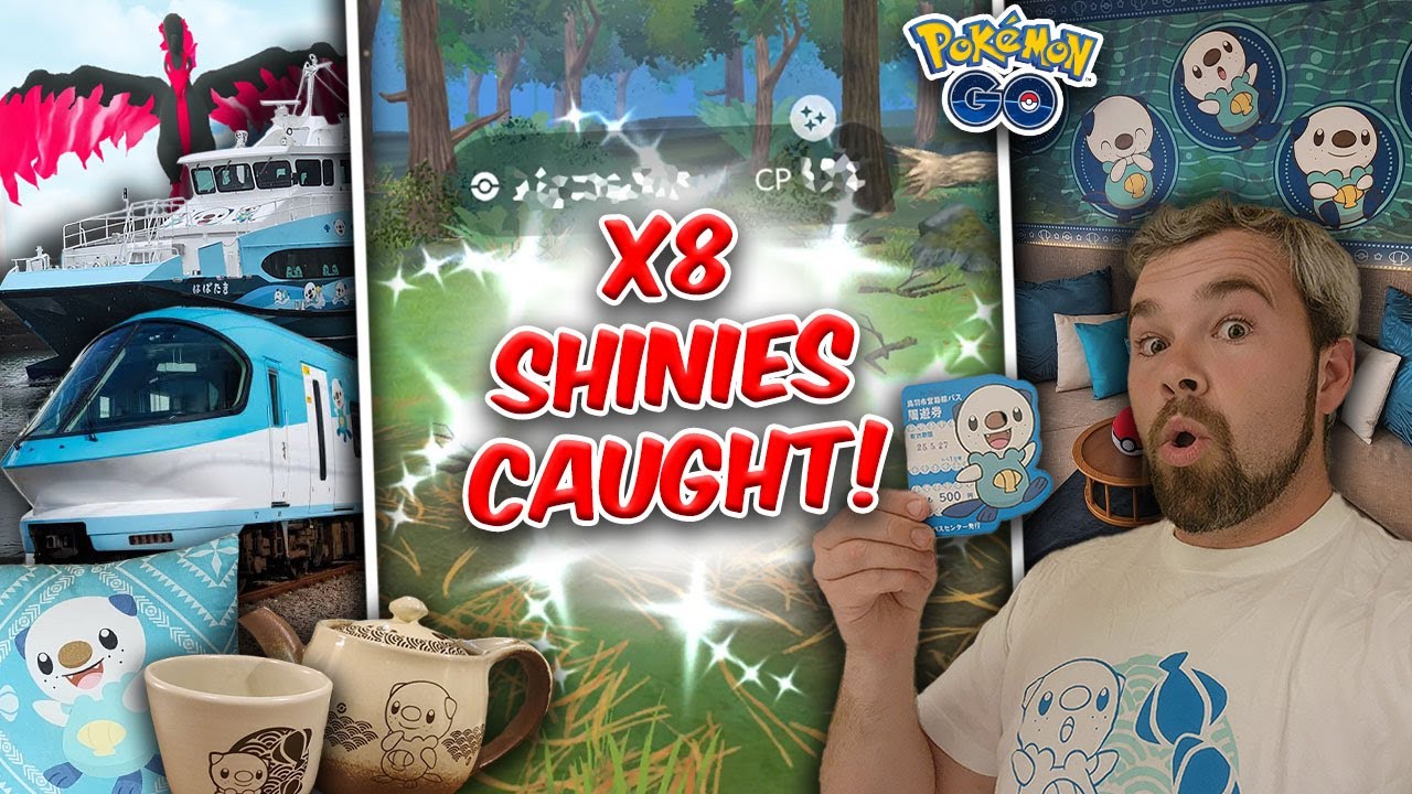 Exploring Japan's Oshawott Prefecture! Tons of Shinies & Rare Finds! (Pokémon GO)