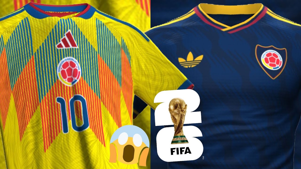 ¡CAMISETAS de COLOMBIA para el MUNDIAL 2026 HECHAS por ADIDAS!