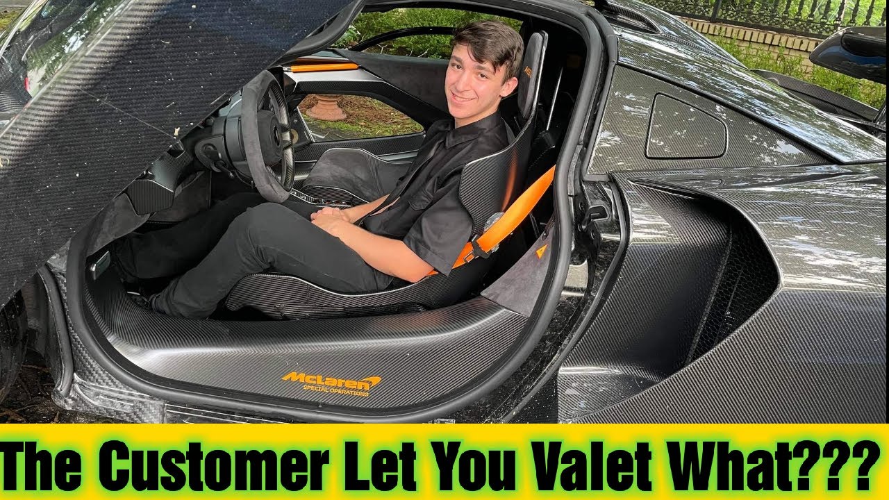 Valet Attendant Parks a $1.5 MIllion McLaren Senna