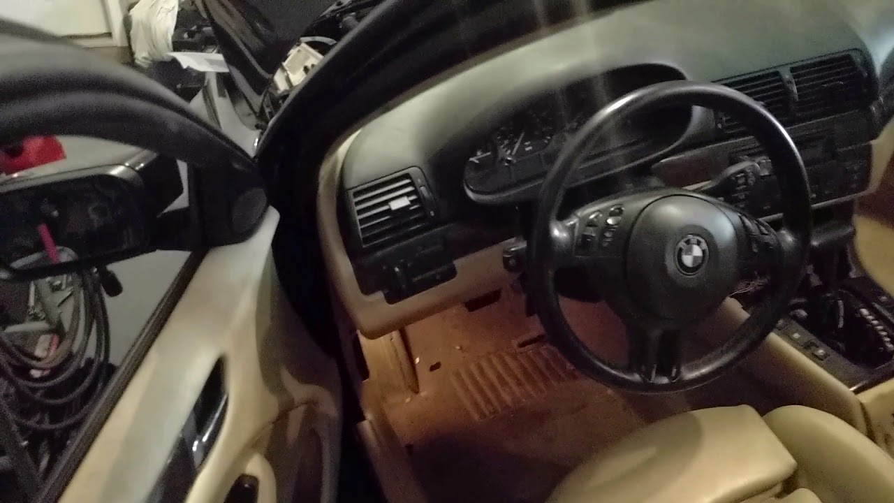 BMW e46 LS Swap working gauges