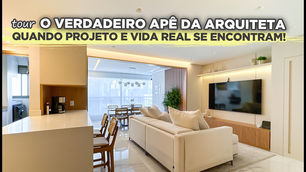 Quando a ARQUITETA projeta o PR&Oacute;PRIO AP&Ecirc; de 110M&sup2;, o resultado &eacute; SURPREENDENTE!  | Gaby Garciia