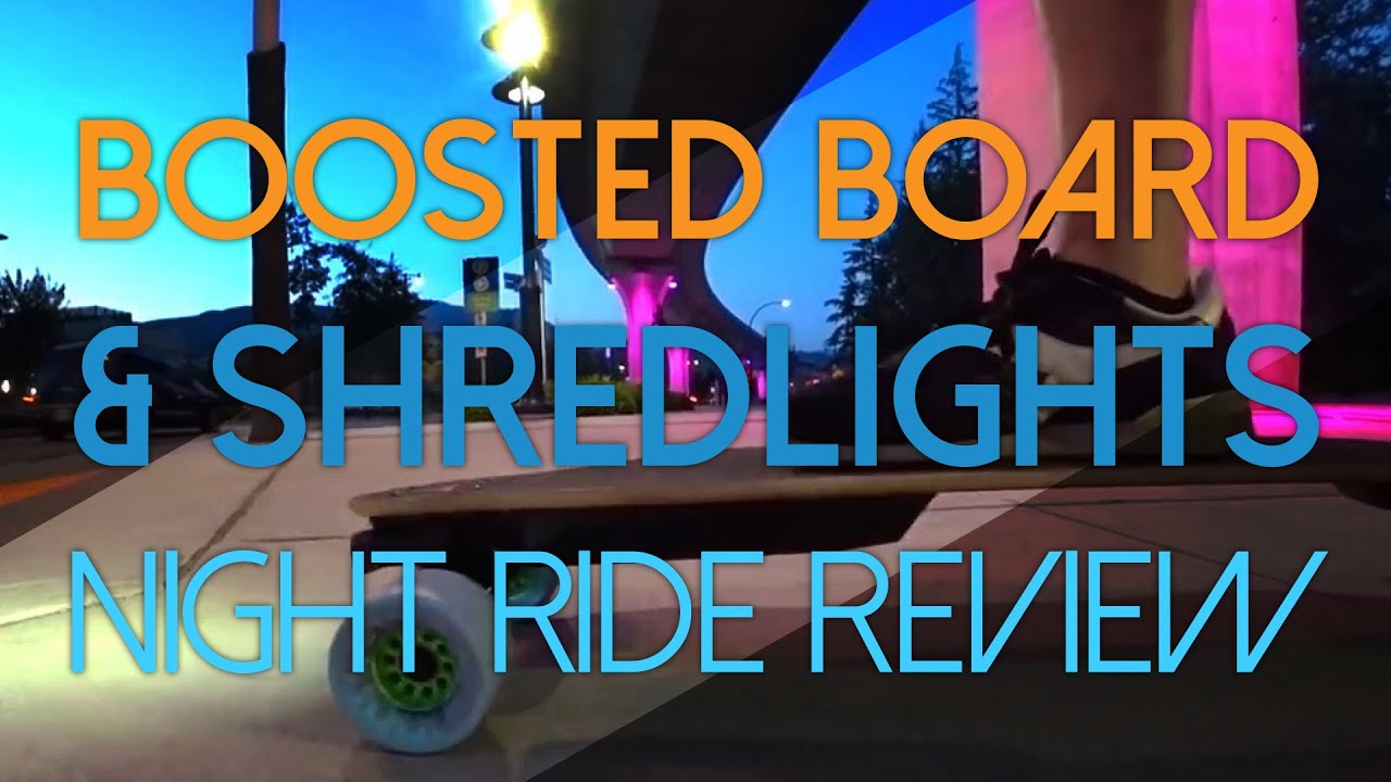 ShredLights - Night Ride & Review