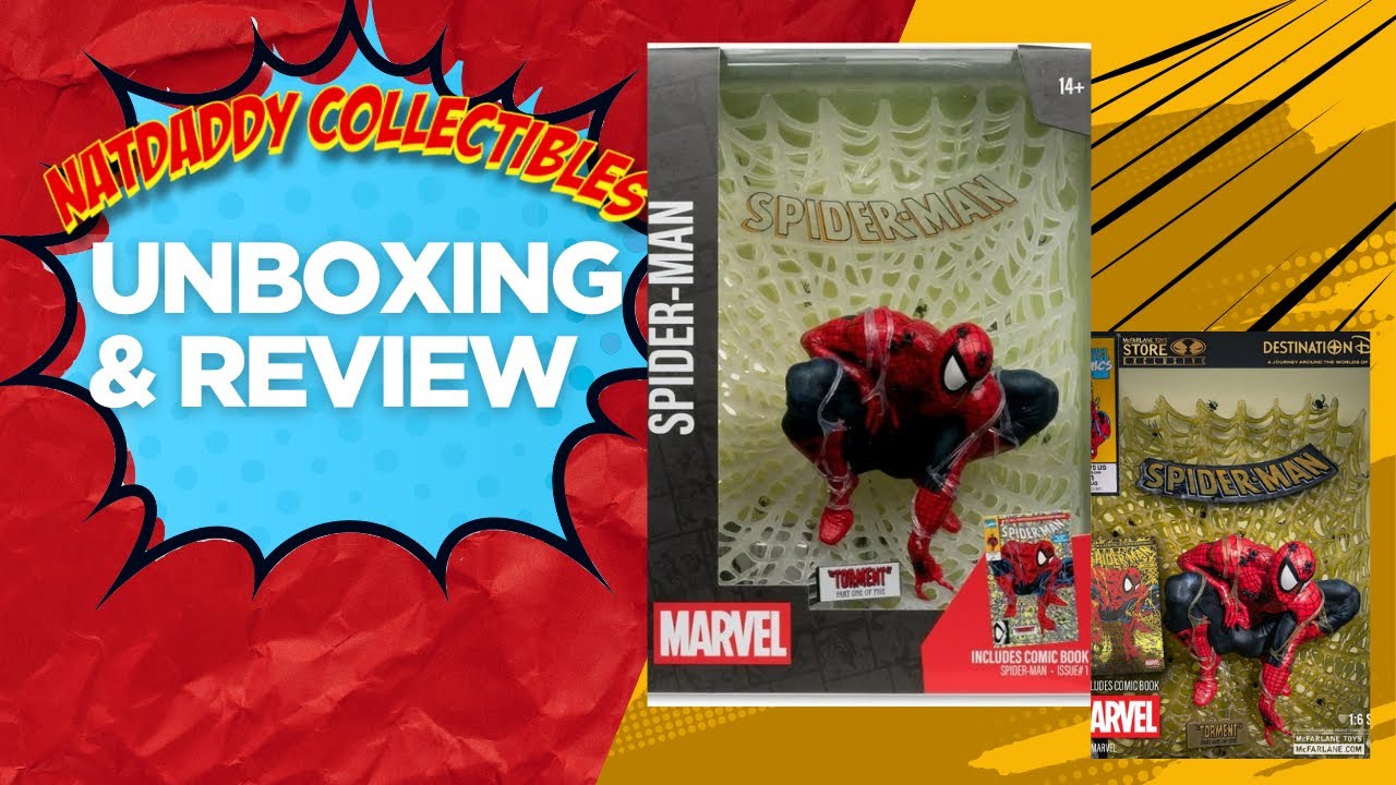 SPIDER-MAN 1 MCFARLANE STATUE UNBOXING 