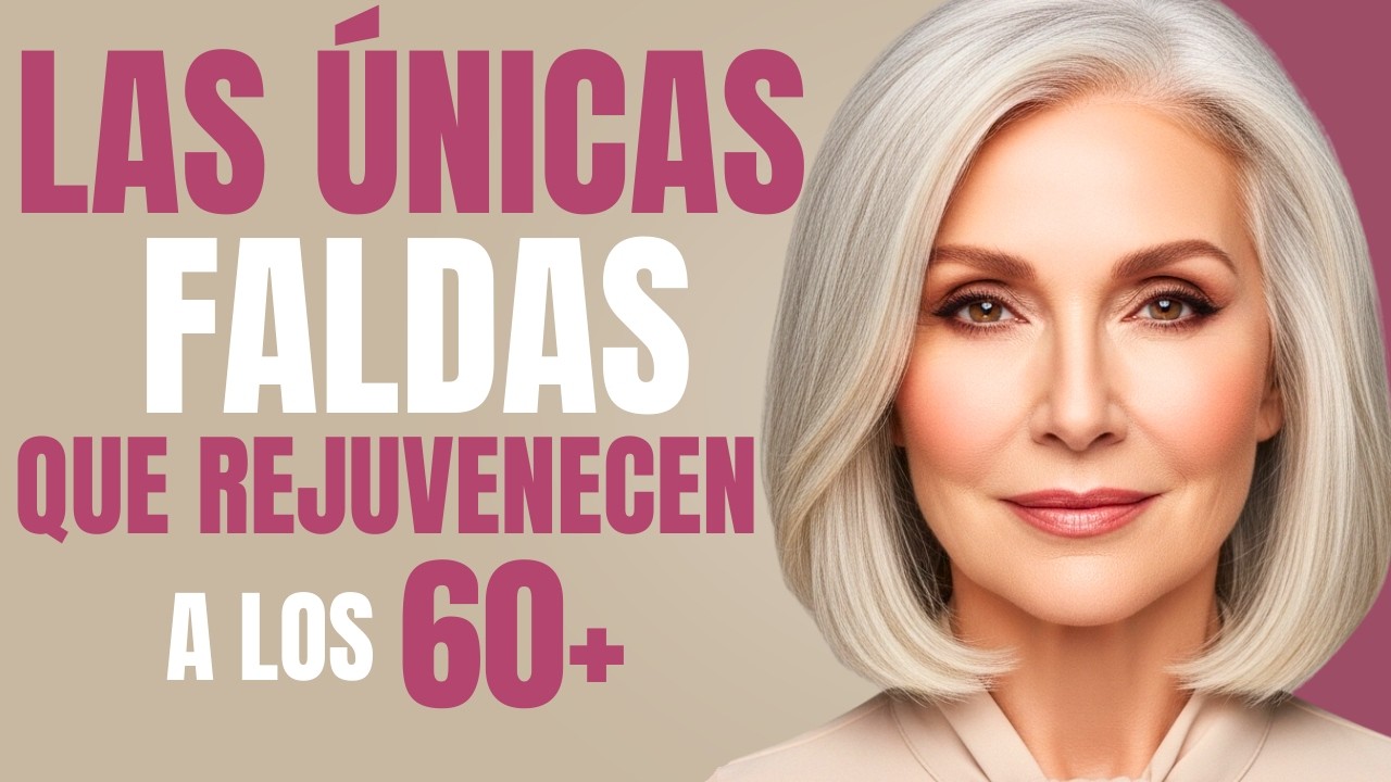 5 FALDAS ELEGANTES que Te REJUVENECEN al Instante a Los 60+