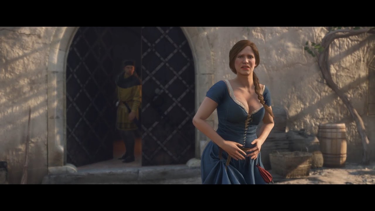 Kingdom Come: Deliverance II - Cutscene: Katherine Cobrando a Pensão de Hendl