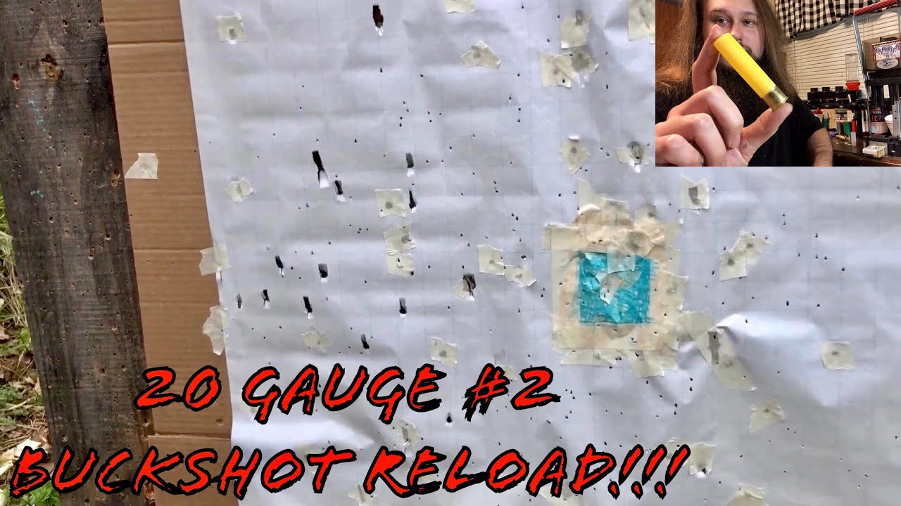 One Of Our Best 20 Gauge Buckshot Handloads