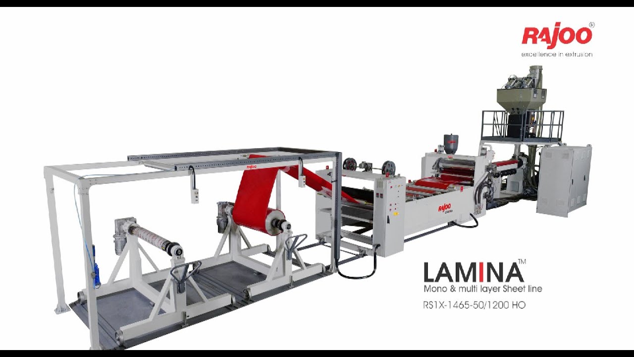Lamina Mono & multi layer sheetline | PS Sheet Lines | PP Sheet Lines | Rajoo Engineering Limited
