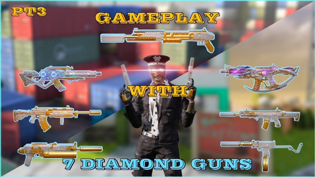 GAMEPLAY WITH 7 DIAMOND GUNS🥸🔥 | CODM